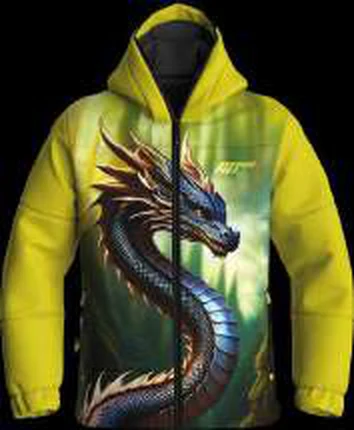 Energiapura Duvin kapucnis bélelt technikai kabát (junior) síruha (Verde Acido/Dragon)