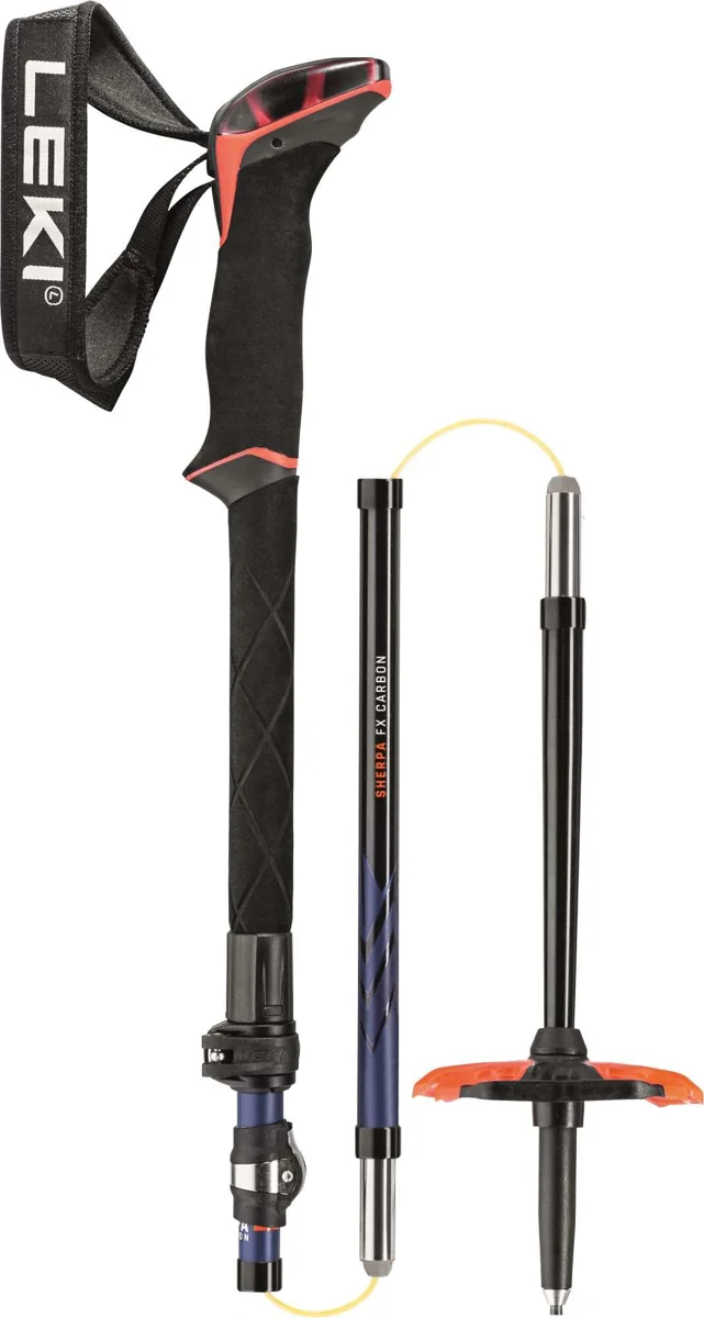 Leki Sherpa FX Carbon, midnight blue-darkblue-bright red, 110 - 130 túrafelszerelés (midnight blue-darkblue-bright red), 2. nézet