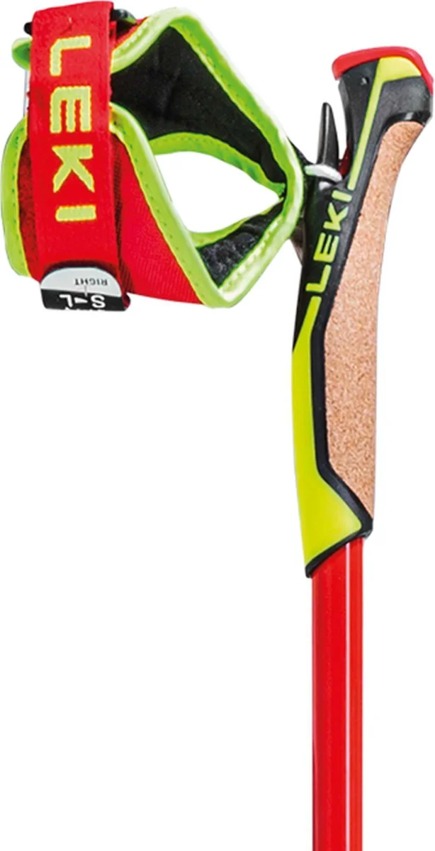 Leki HRC max, bright red-neonyellow-carbon structure sífutó felszerelés (bright red-neonyellow-carbon structure), 2. nézet