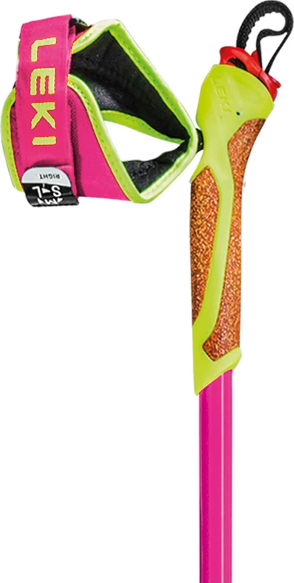 Leki HRC max FRT, neonpink-neonyellow-carbon structure sífutó felszerelés (neonpink-neonyellow-carbon structure), 2. nézet