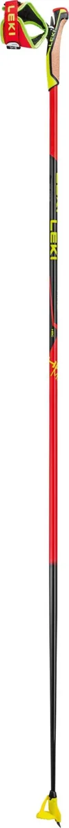 Leki HRC max, bright red-neonyellow-carbon structure sífutó felszerelés (bright red-neonyellow-carbon structure), 1. nézet