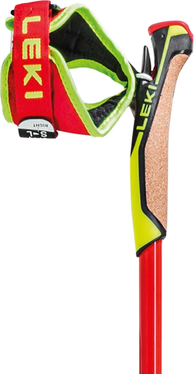 Leki HRC max, bright red-neonyellow-carbon structure sífutó felszerelés (bright red-neonyellow-carbon structure), 2. nézet