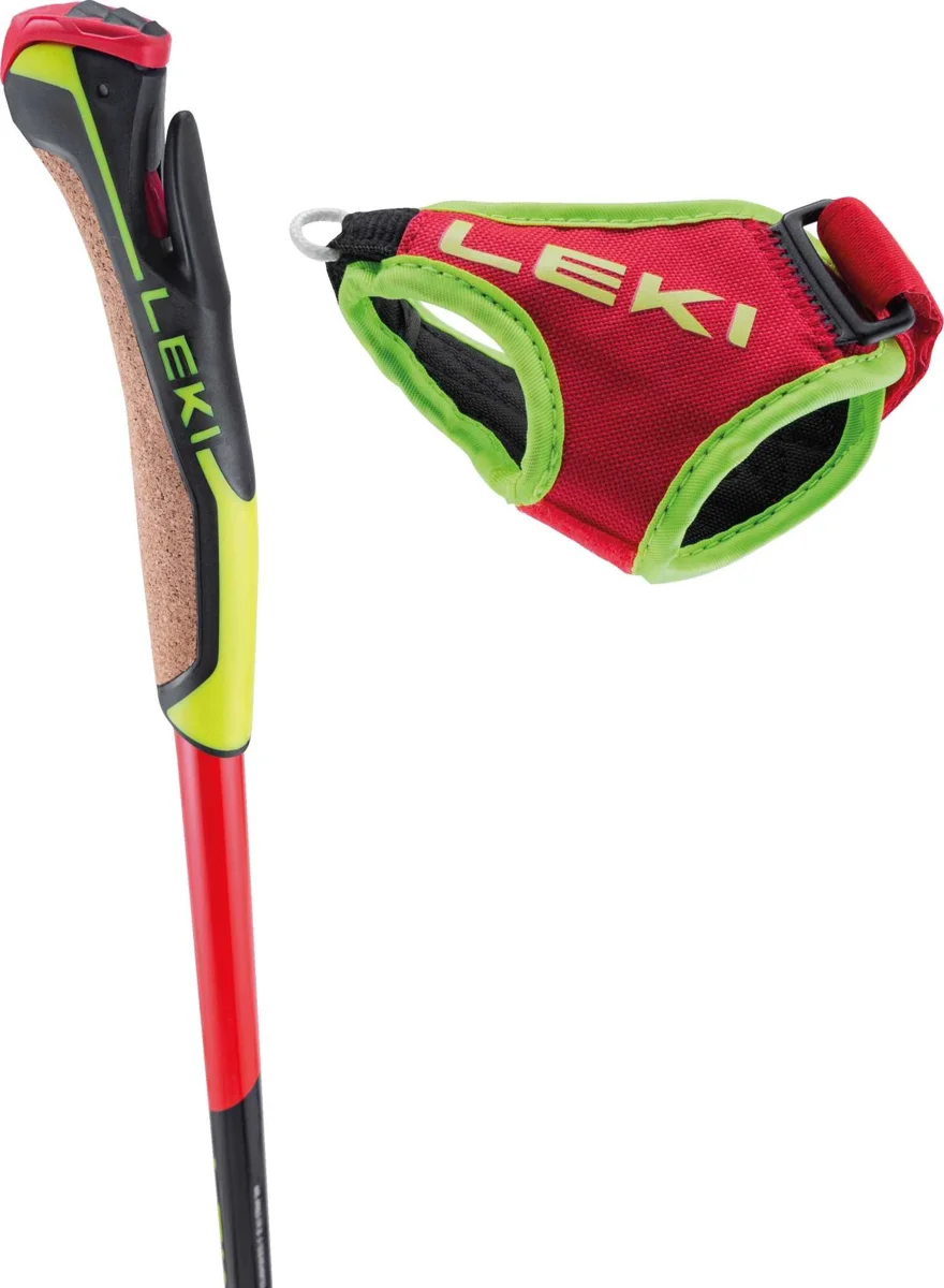 Leki HRC max, bright red-neonyellow-carbon structure sífutó felszerelés (bright red-neonyellow-carbon structure), 3. nézet