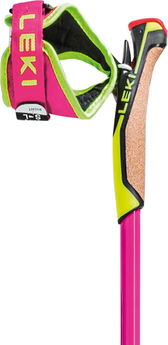 Leki HRC max, neonpink-neonyellow-carbon structure sífutó felszerelés (neonpink-neonyellow-carbon structure), 2. nézet