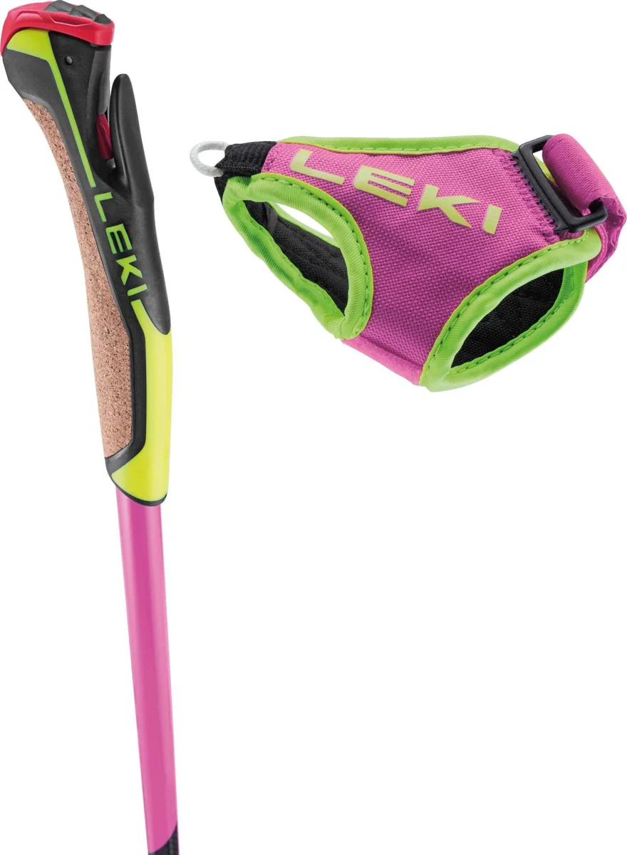 Leki HRC max, neonpink-neonyellow-carbon structure sífutó felszerelés (neonpink-neonyellow-carbon structure), 3. nézet