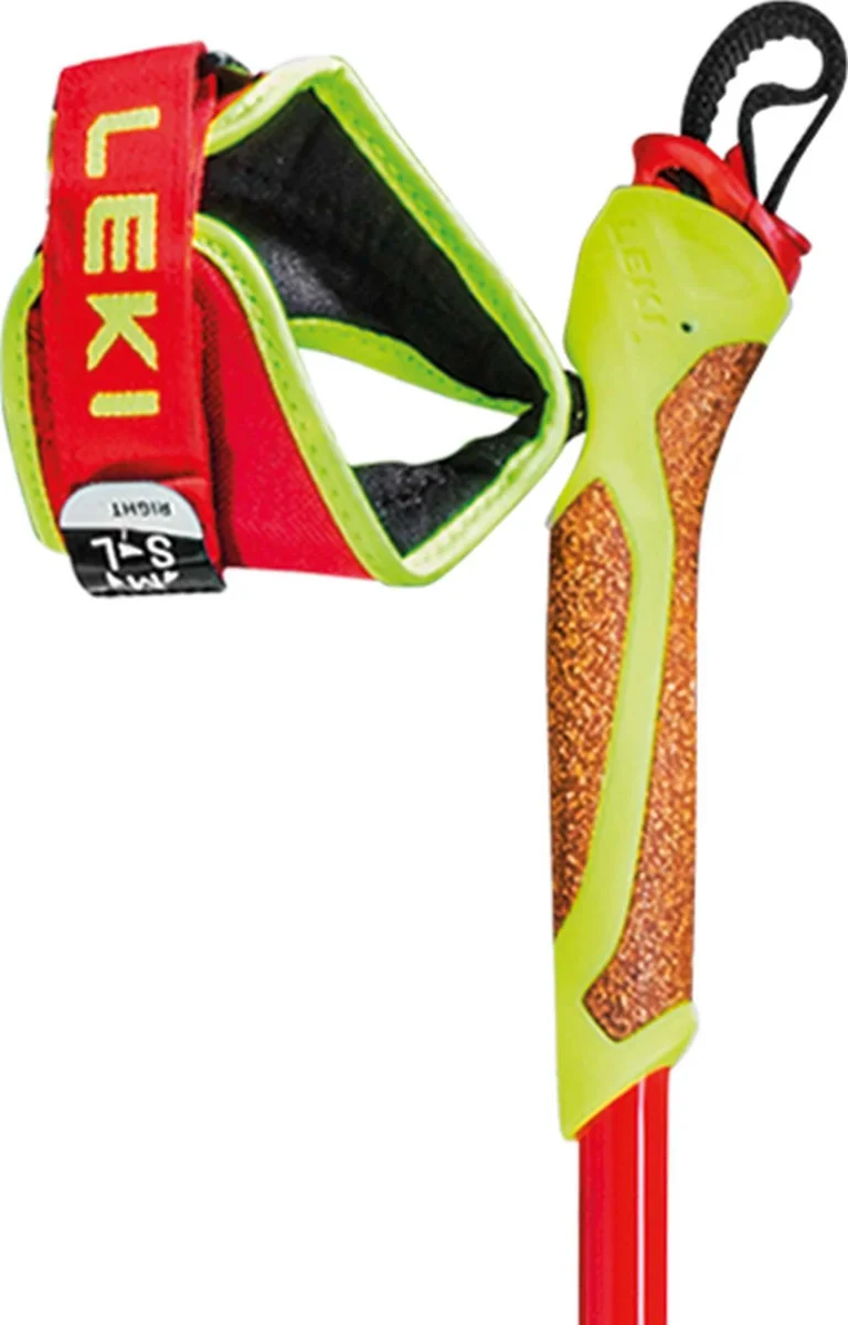 Leki HRC team, bright red-neonyellow-black sífutó felszerelés (bright red-neonyellow-black), 2. nézet