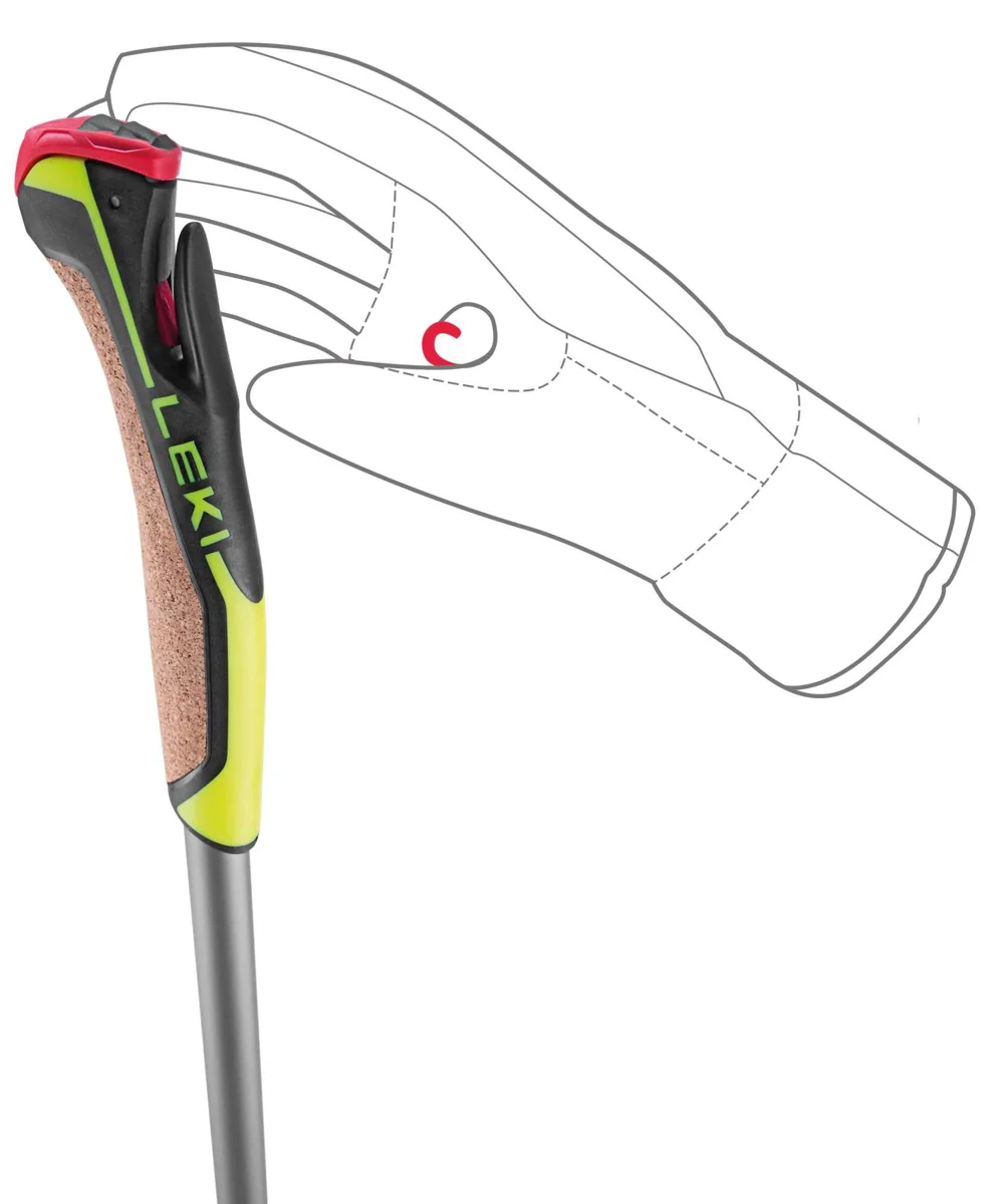 Leki PRC 850, llight anthracite-neonyellow-black sífutó felszerelés (llight anthracite-neonyellow-black), 3. nézet