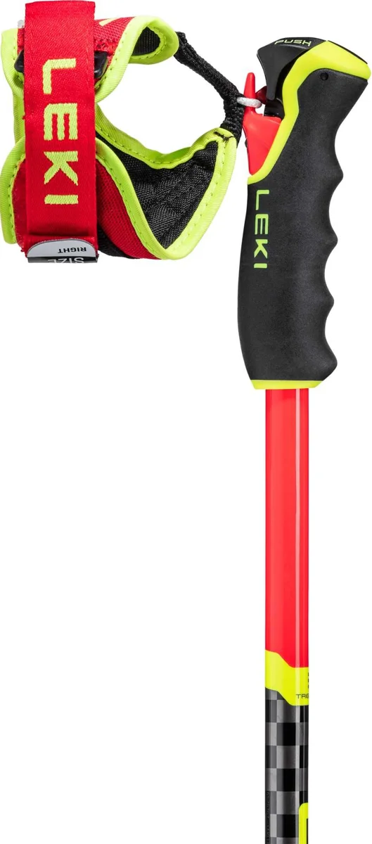 Leki WCR GS Carbon 3D, bright red-black-neonyellow síbot (bright red-black-neonyellow), 2. nézet