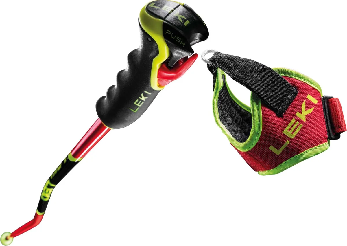 Leki WCR GS Carbon 3D, bright red-black-neonyellow síbot (bright red-black-neonyellow), 3. nézet