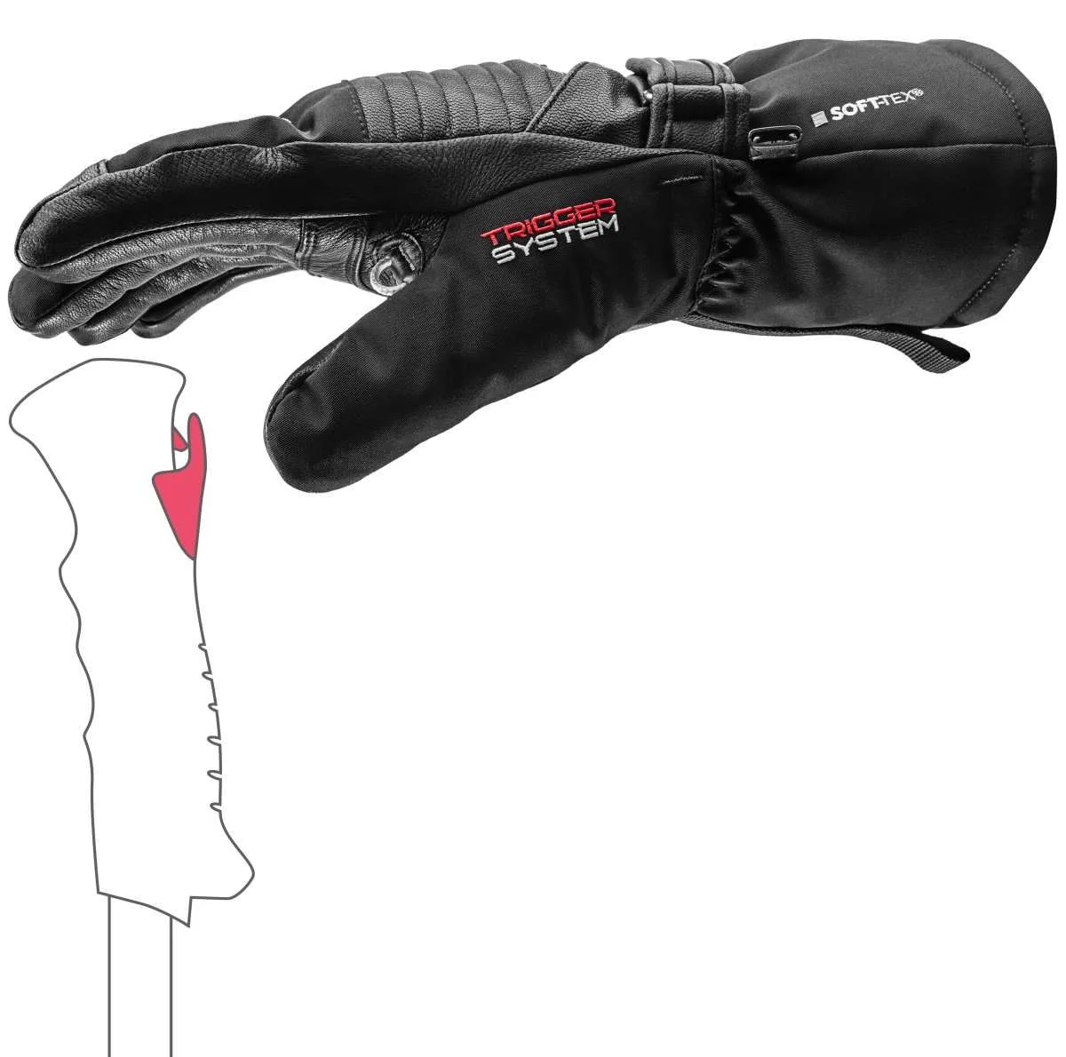 Leki Xplore XT 3D síruha (black), 3. nézet