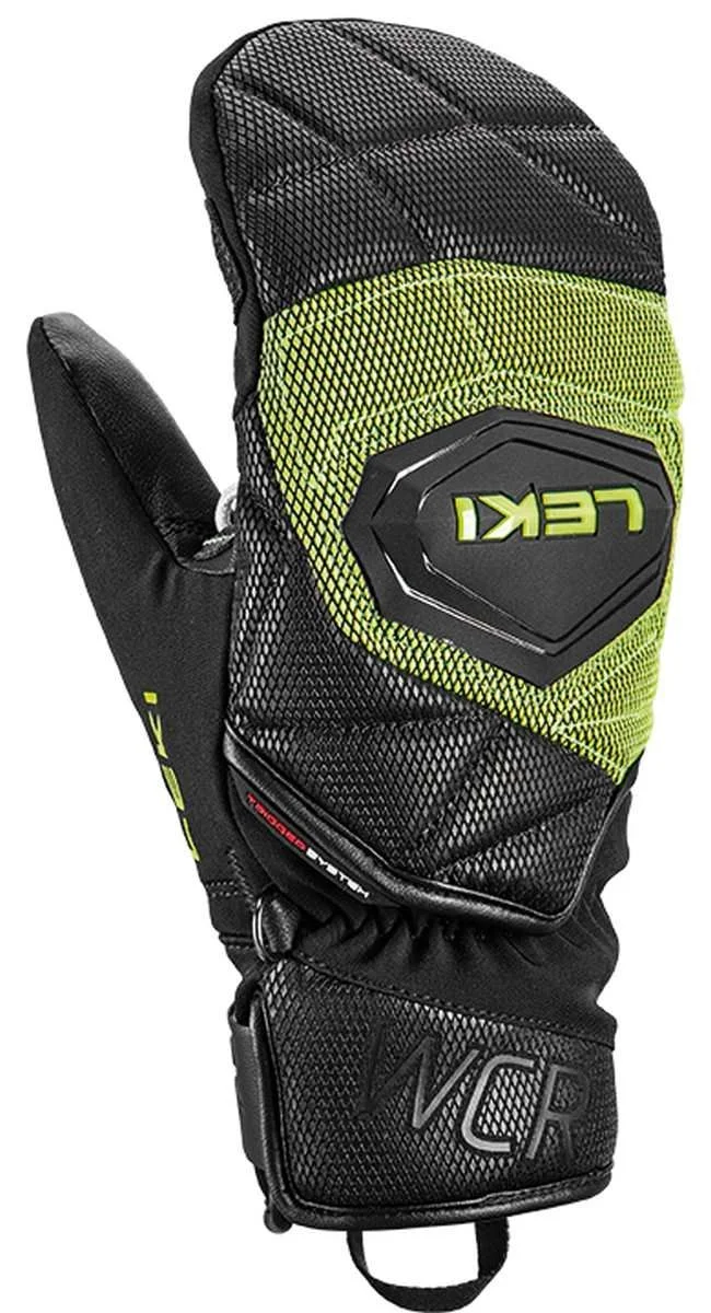 Leki WCR Coach 3D Junior Mitt, black-ice lemon síruha (black-ice lemon), 1. nézet