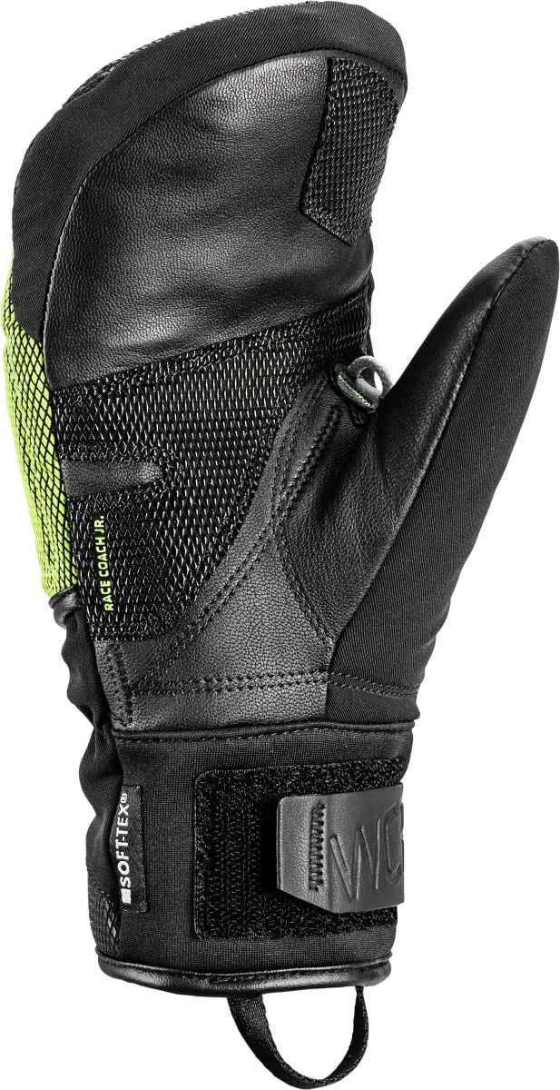 Leki WCR Coach 3D Junior Mitt, black-ice lemon síruha (black-ice lemon), 2. nézet