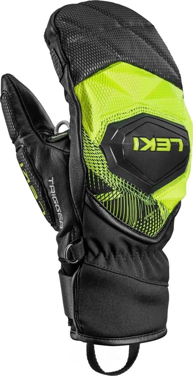 Leki WCR Pro TR Junior Mitt síruha (black-neonyellow)