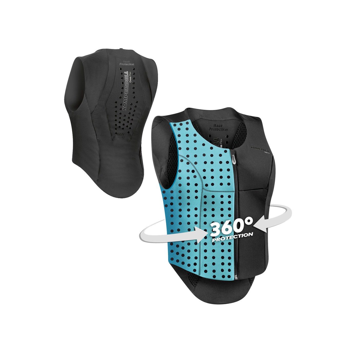 Komperdell Ballistic Flex Fit Women protektor, 1. nézet