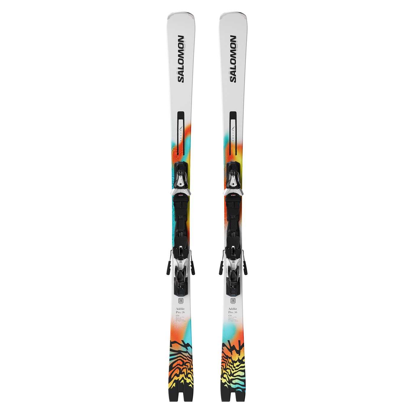 Salomon E Addikt Pro 76 síléc (White/Turquoise/Orange), 2. nézet