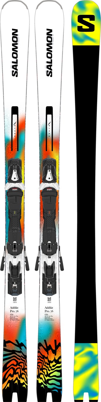 Salomon E Addikt Pro 76 síléc (White/Turquoise/Orange), 3. nézet
