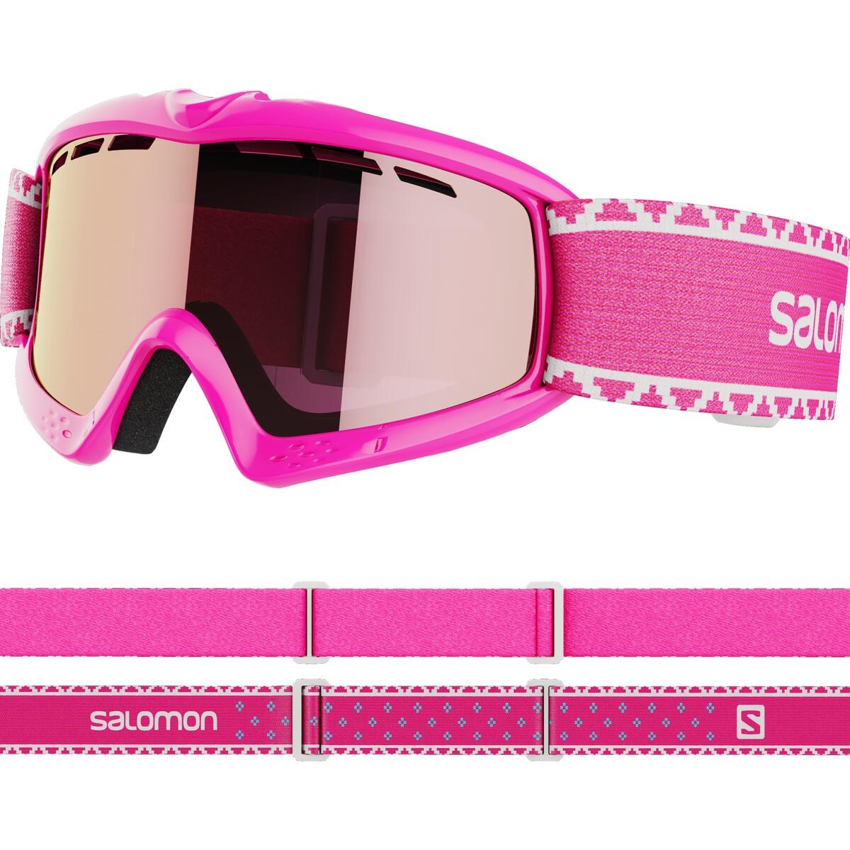 Salomon Kiwi síszemüveg (Pink/Mirror Pink S2), 1. nézet