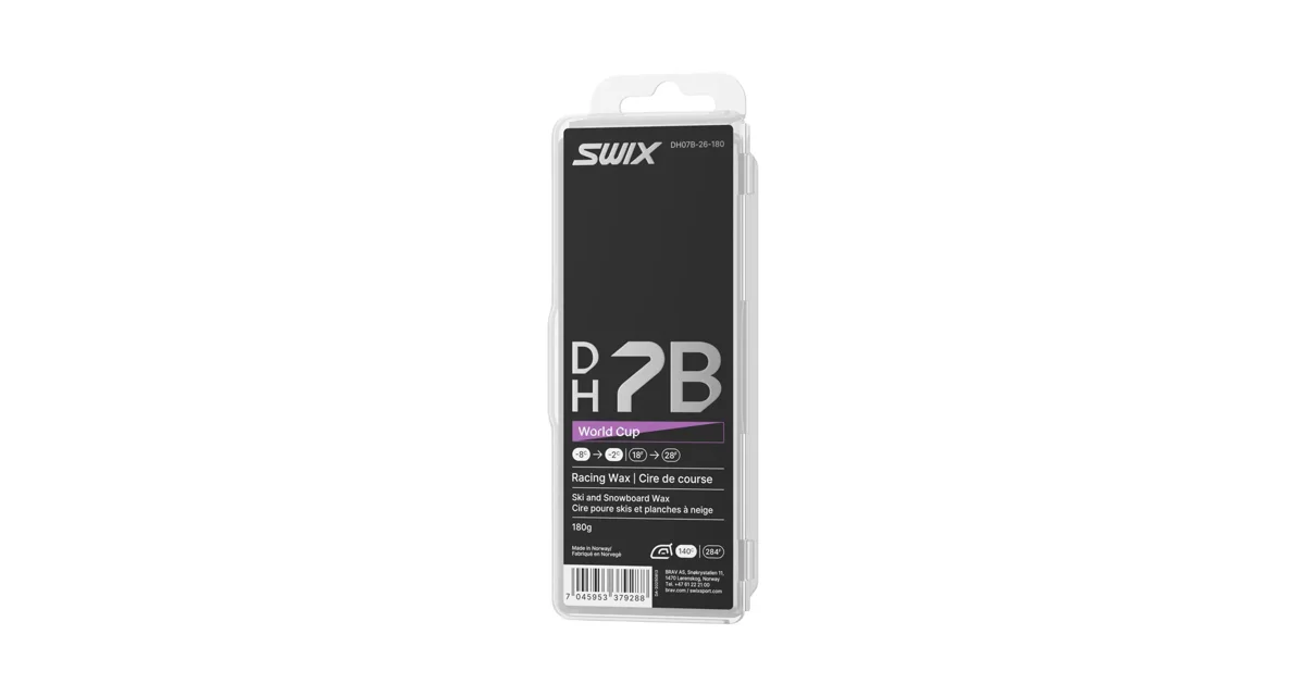 Swix Glide wax DH7 Black World Cup Glider 180g