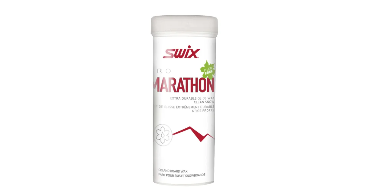 Swix Glide wax Marathon Powder White 40g