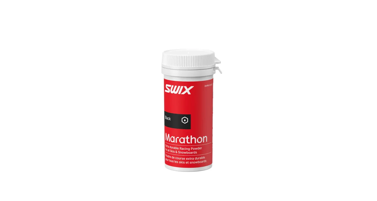 Swix Glide wax Marathon Powder Black 25g