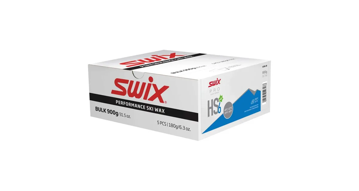 Swix Glide wax HS6 Blue -6°C/-12°C, 900g
