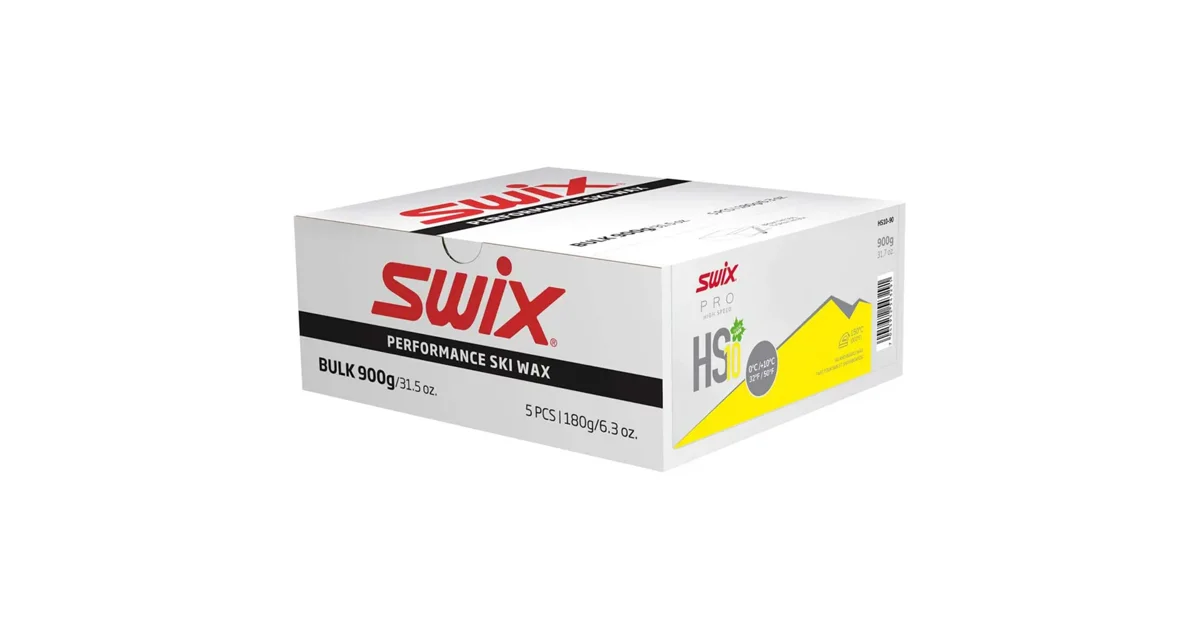 Swix Glide wax HS10 Yellow 0°C/+10°C, 900g