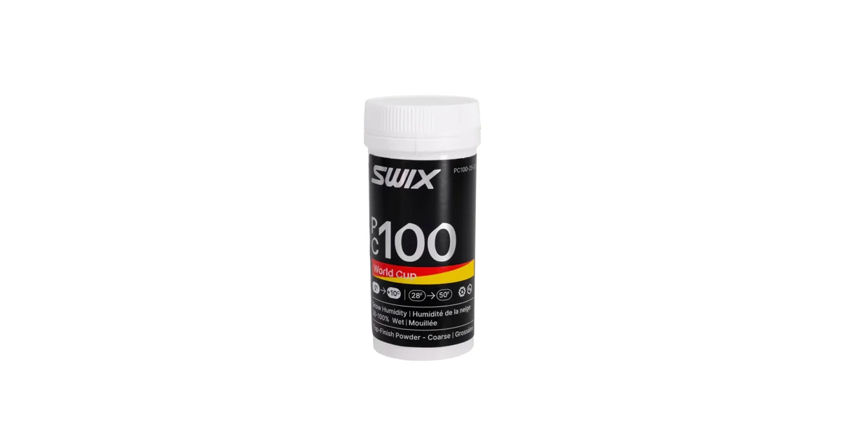 Swix Glide wax PC100 WC Powder Coarse Wet 20g