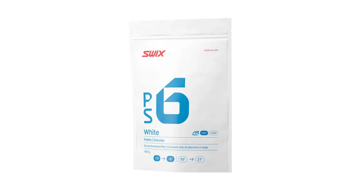 Swix Glide wax PS6 White Pellets 1000g
