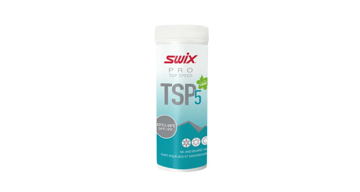 Swix Glide wax TSP5 Turquoise -8 °C/-15°C, 40g