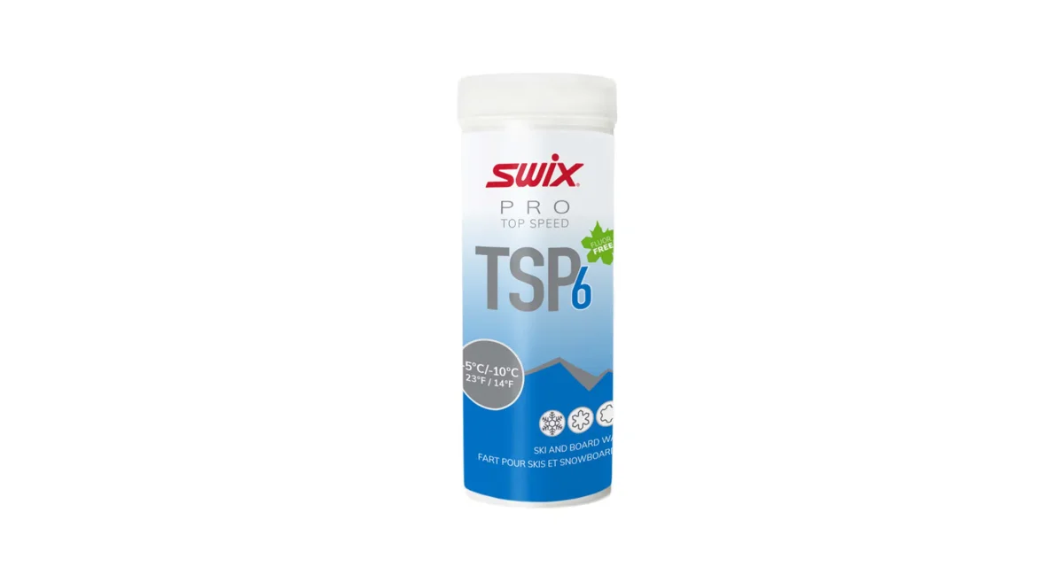 Swix Glide wax TSP6 Blue -5°C/-10°C, 40g