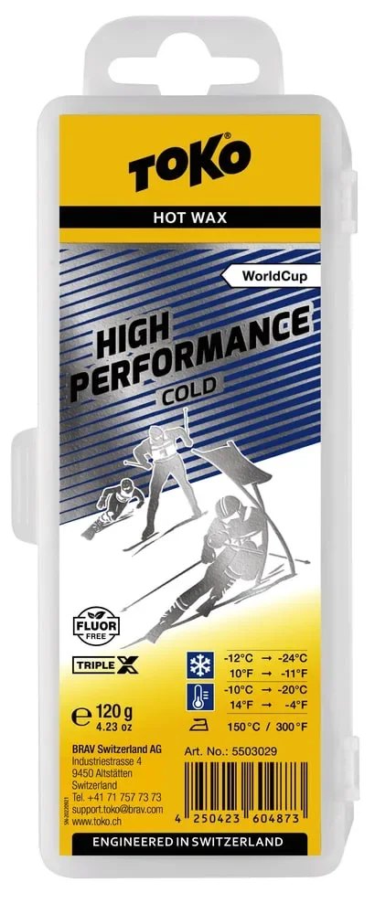 Toko Glide wax High Performance Cold 120g
